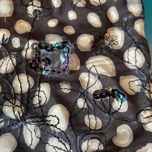 LAPIS Anthropologie Gray White Black Strapless Maxi Dress Size One Size - Picture 11 of 13